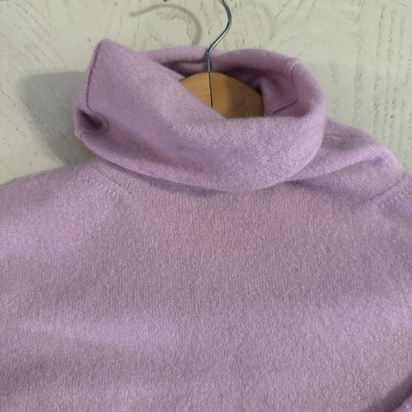 90’s Gemelli Cashmere Cozy Cowlneck Sweater Grandmacore Barbiecore Old Money - Picture 4 of 16